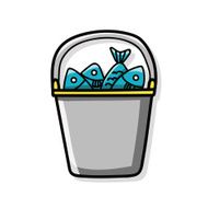 Fishing bucket doodle N4