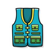 Fishing vest doodle N3