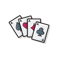 poker card doodle N2