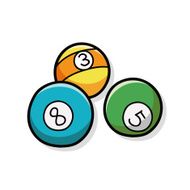 Billiards doodle N2
