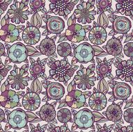 abstract floral pattern N3