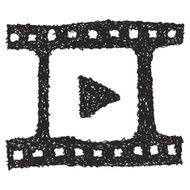 Simple doodle of a camera film N4