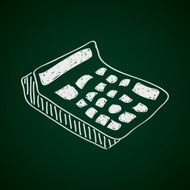 Simple doodle of a calculator N2