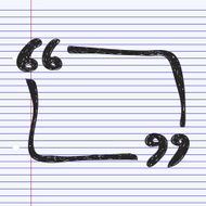 Simple doodle of a quote N2