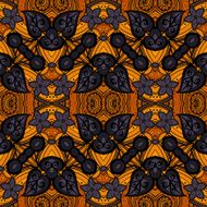 Vector Seamless Ornate Pattern N6
