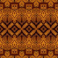 Vector Seamless Abstract Tribal Pattern N5