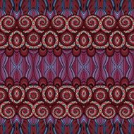 Vector Seamless Abstract Tribal Pattern N7