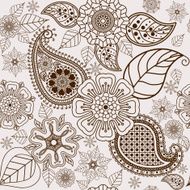 Seamless floral background N3