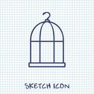 Bird cage icon