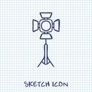 Spotlight vector icon
