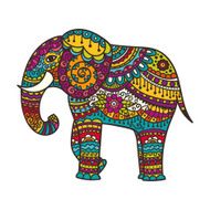 Decorative elephant illustration N4