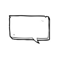 line drawing cartoon speech bubble