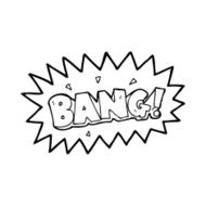 line drawing cartoon explosion N2