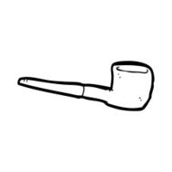 line drawing cartoon pipe