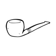 line drawing cartoon pipe N2