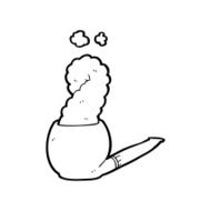 line drawing cartoon pipe N3
