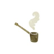 cartoon pipe smoking