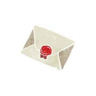 cartoon old letter