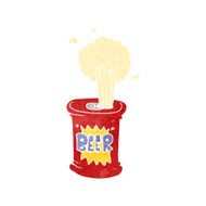 cartoon beer can