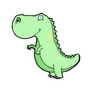 cartoon dinoaur N2