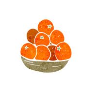 cartoon bowl of oranges