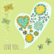Floral Greeting Card N3