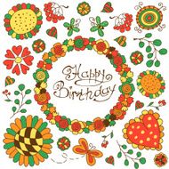 Floral Greeting Card N5