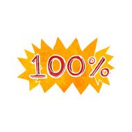 cartoon 100 symbol