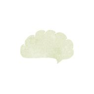 cartoon speech balloon cloud
