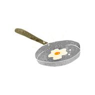 cartoon fried egg