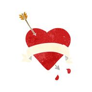 Cartoon Heart Tattoo N2