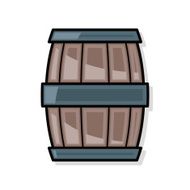 wine barrel doodle