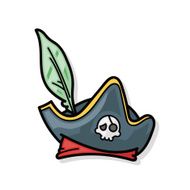 pirate hat doodle N2