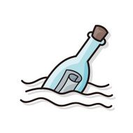 Message in a Bottle doodle N2