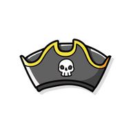 pirate hat doodle N4