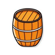 wine barrel doodle N3