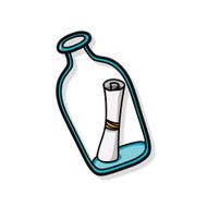 Message in a Bottle doodle N3
