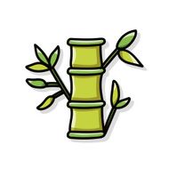 Chinese New Year decorative bamboo doodle N2