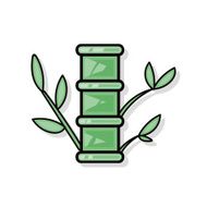 Chinese New Year decorative bamboo doodle N3