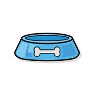 pet bowl doodle