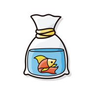 Fish pet doodle