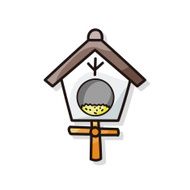 bird house doodle