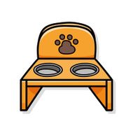 pet bowl doodle N4