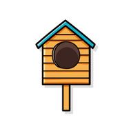 bird house doodle N2