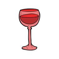 Cartoon Wine Glass N7