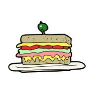 Cartoon Sandwich N13