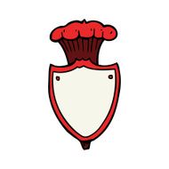 cartoon heraldic shield N2