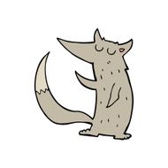 Cartoon Wolf N16