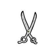 Cartoon Scissors N10