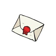 cartoon old letter N2